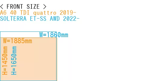 #A6 40 TDI quattro 2019- + SOLTERRA ET-SS AWD 2022-